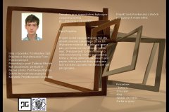 Ulotka. Przejście z 2D na 3D. Kształtowanie form przestrzennych. Przejście z 2D na 3D. A4, Photoshop.