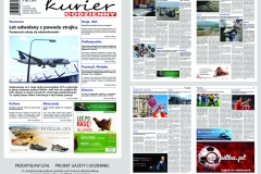 Wizualizacja strony gazet. Strony z gazet na potrzeby z zajęć Edytorstwo. Photoshop, Illustrator, Design.